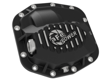 Picture of aFe Pro Series Front Differential Cover Black 2018+ Jeep Wrangler JL V6 3-6L Dana M186