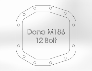 Picture of aFe Pro Series Front Differential Cover Red 2018+ Jeep Wrangler JL V6 3-6L Dana M186