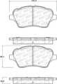 Picture of StopTech 14-18 Ford Fiesta Street Performance Front Brake Pads