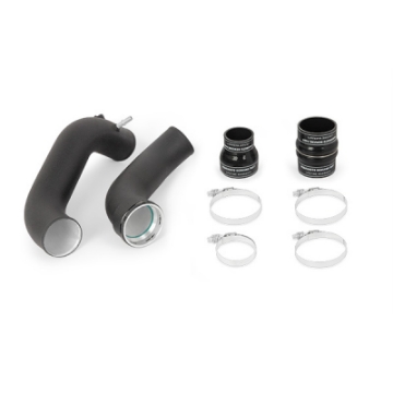 Picture of Mishimoto 15-17 Ford F-150 2-7L EcoBoost Cold-Side Intercooler Pipe Kit - Wrinkle Black