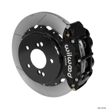 Picture of Wilwood Narrow Superlite 4R Rear Kit 12-88in Slotted Black 00-06 BMW M3 E46