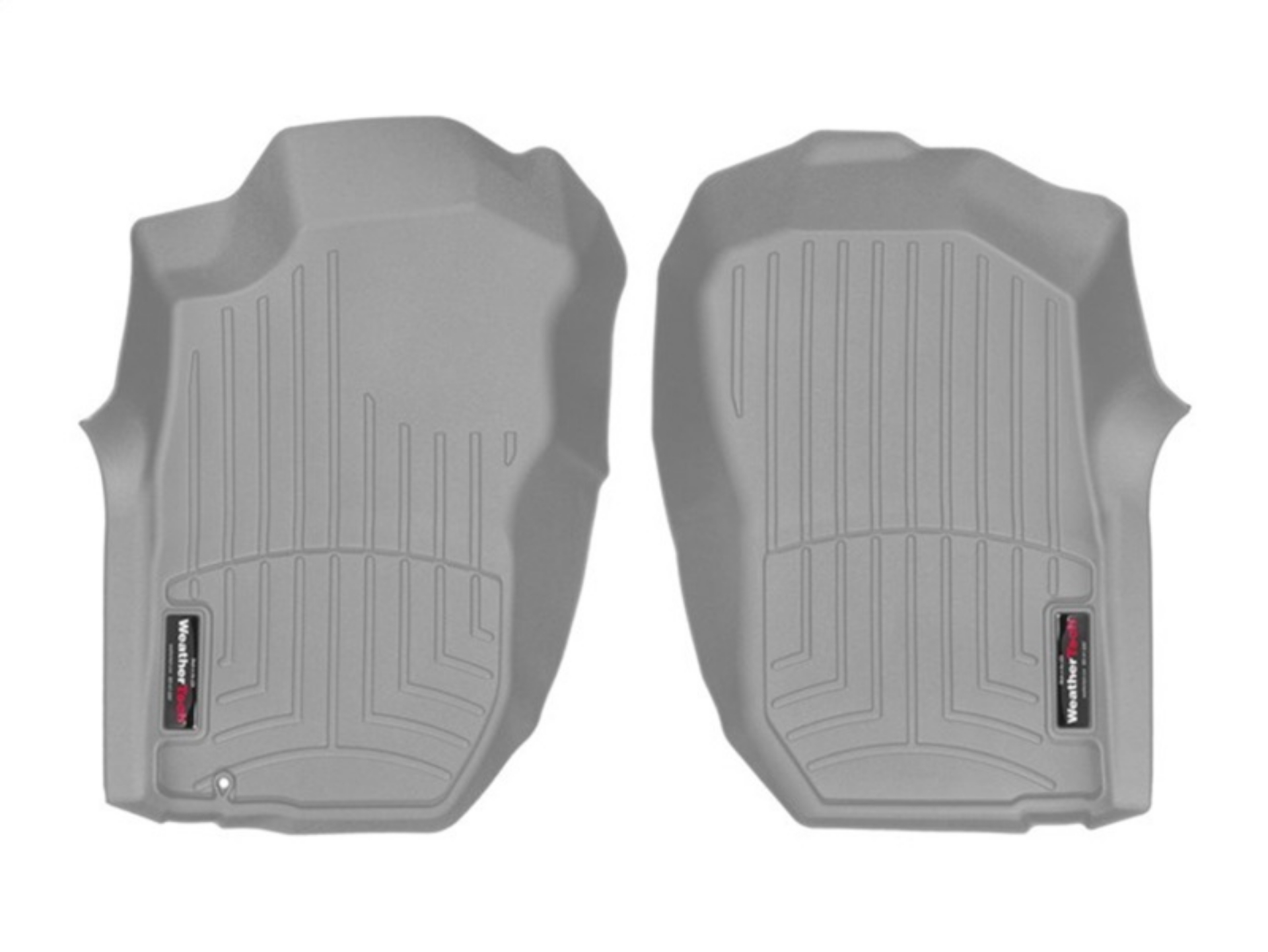 Picture of WeatherTech 01-04 Toyota Tacoma Double Cab Only Front FloorLiner - Grey