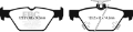 Picture of EBC 15-17 Subaru Legacy - 15-17 Subaru Outback Yellowstuff Rear Brake Pads