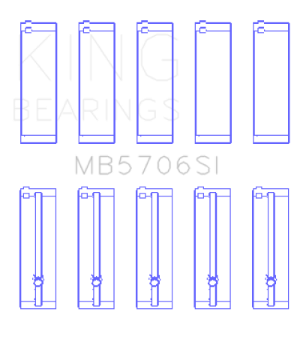 Picture of King Engine Bearings Hyundai i30 G4FC Size +0-75mm Main Bearing Set