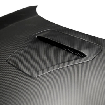 Picture of Seibon 17-18 Honda Civic Type-R OEM-Style Dry Carbon Fiber Hood