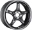 Picture of SSR GTX03 17x7-0 5x114-3 53mm Offset Gun Metallic Wheel Wheel