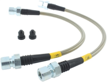 Picture of StopTech 89-98 Porsche 911 Stainless Steel Front Brake Lines