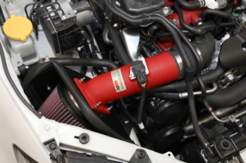 Picture of K&N 08-11 WRX-STi 2-5L H4 Red Typhoon Short Ram Intake