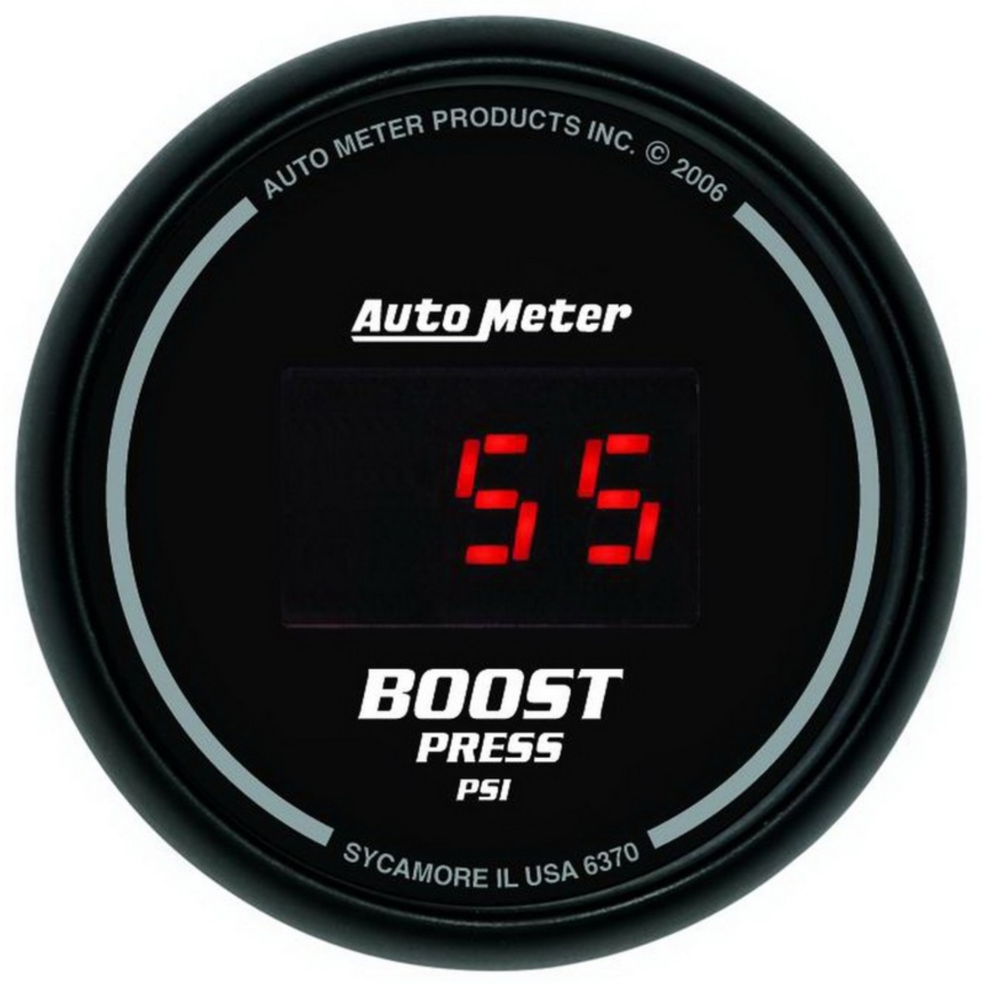 Picture of Autometer SportComp 52mm Digital 0-60 PSI Boost Gauge