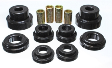 Picture of Energy Suspension 10 Chevy Camaro Black Rear Sub-Frame Mount Replacement Bushing Set