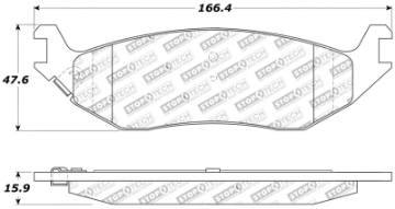 Picture of StopTech Sport Brake Pads w-Shims and Hardware - Front