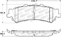 Picture of StopTech Sport Brake Pads w-Shims and Hardware - Rear