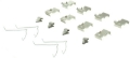 Picture of StopTech Sport Brake Pads w-Shims and Hardware - Rear