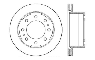 Picture of StopTech Sport Drilled & Slotted Rotor - Front Right