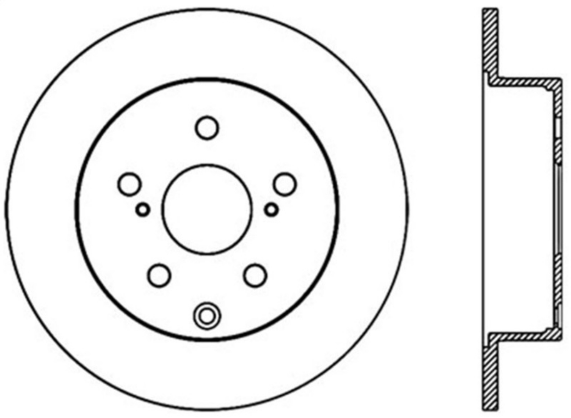 Picture of StopTech Sport Drilled & Slotted Rotor - Rear Left