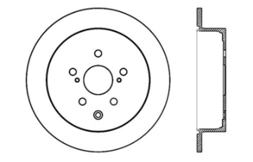 Picture of StopTech Sport Drilled & Slotted Rotor - Rear Left
