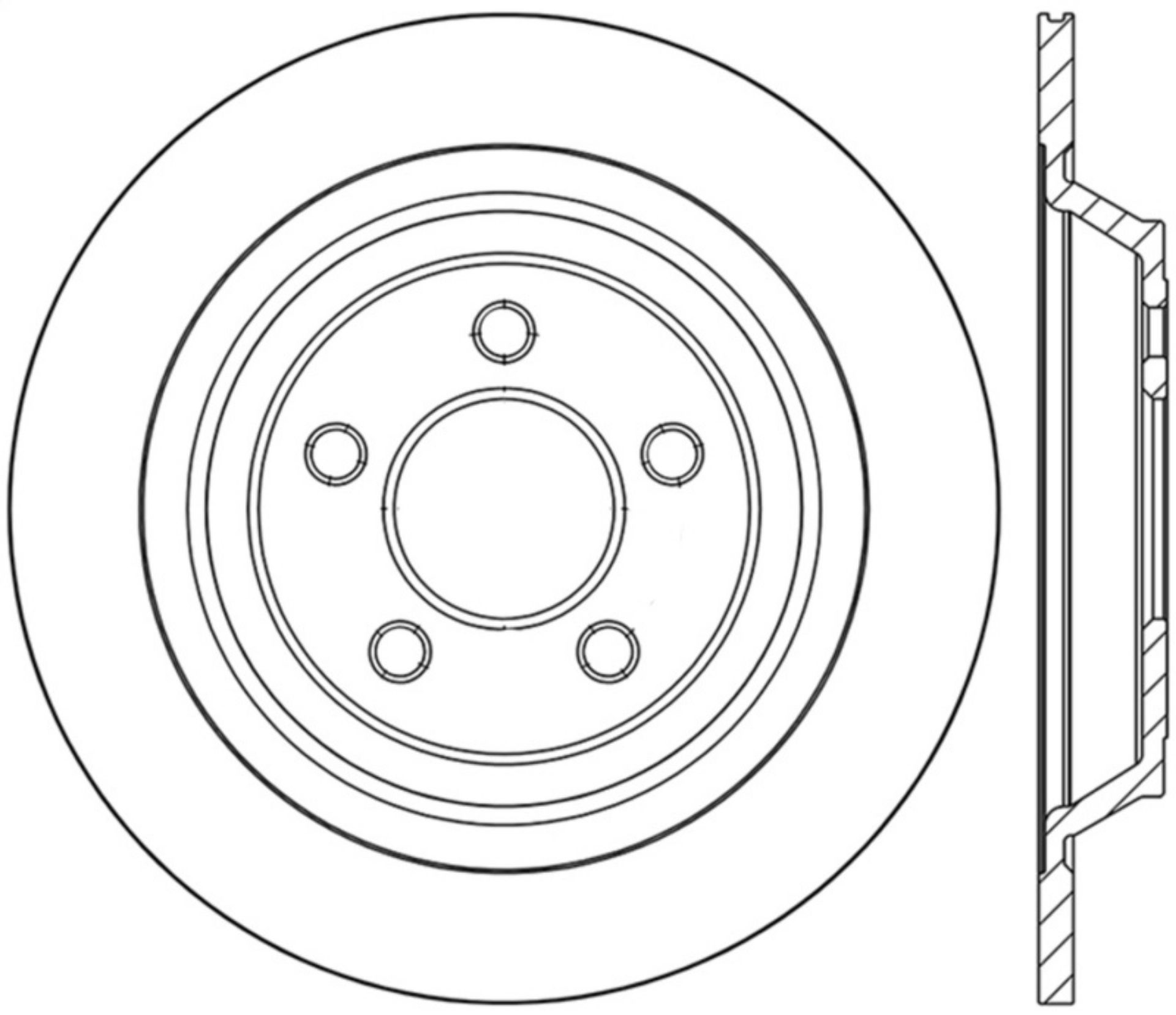 Picture of StopTech Sport Drilled & Slotted Rotor - Rear Right