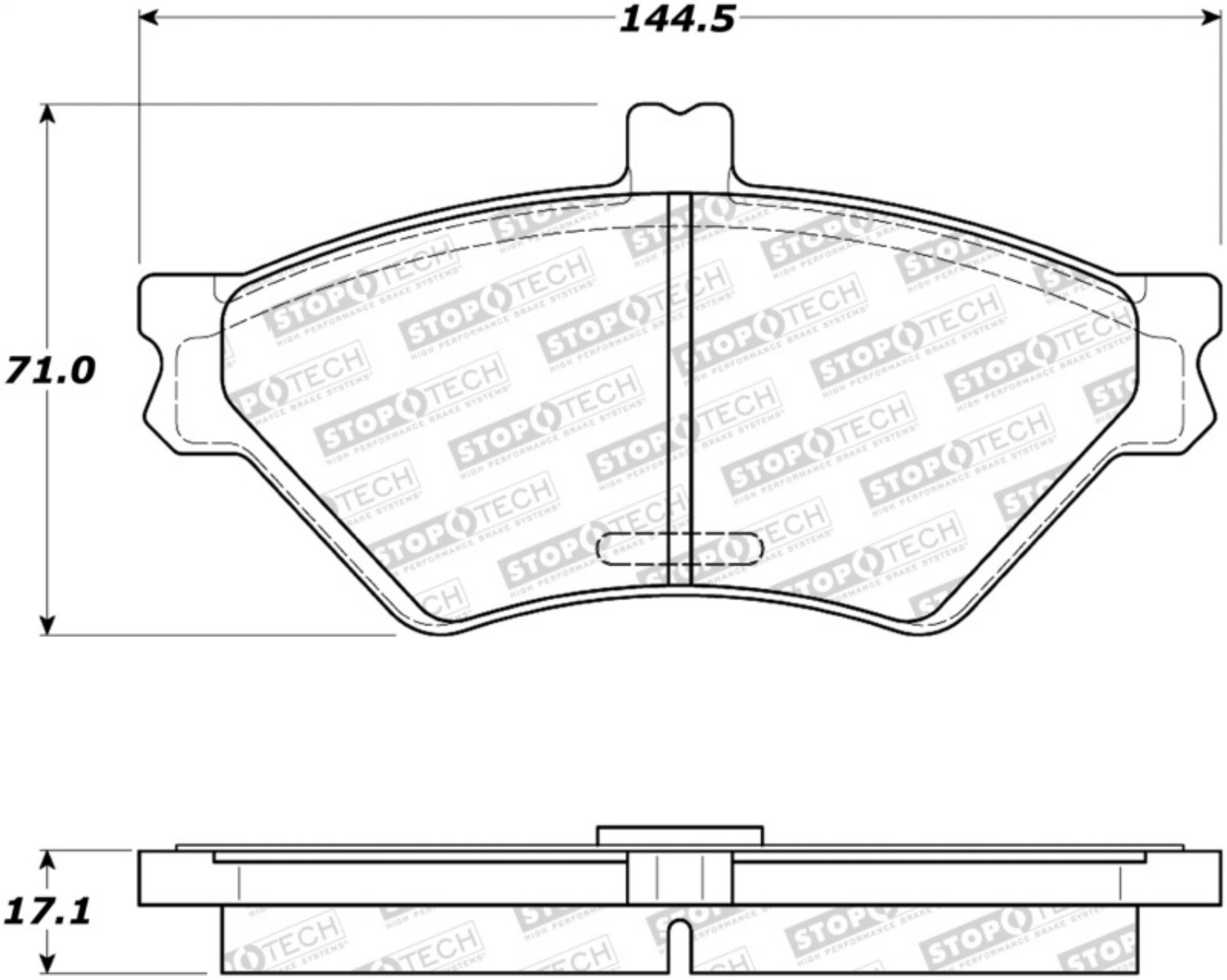 Picture of StopTech Street Brake Pads