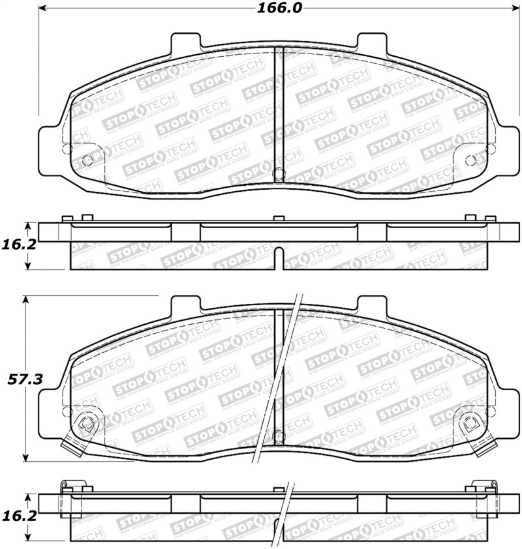 Picture of StopTech Street Brake Pads