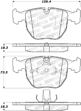 Picture of StopTech Street Brake Pads