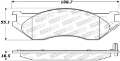 Picture of StopTech Street Brake Pads