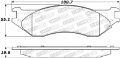 Picture of StopTech Street Brake Pads