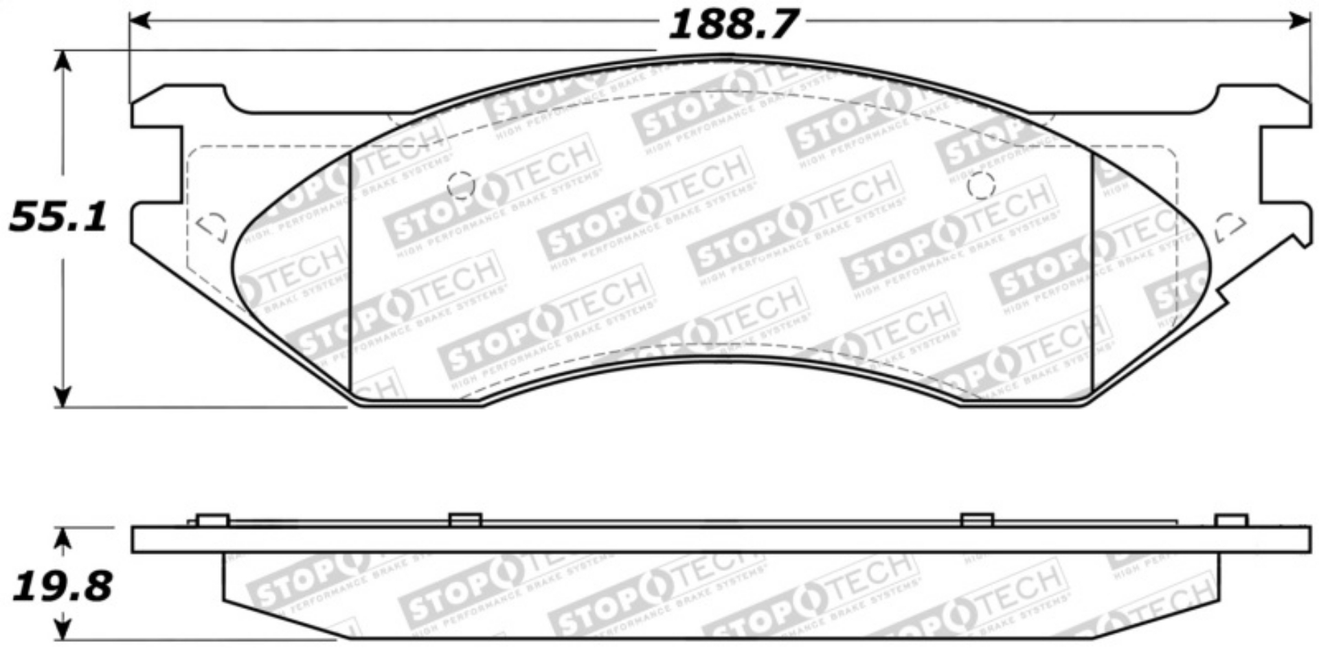 Picture of StopTech Street Brake Pads