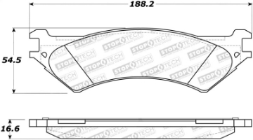 Picture of StopTech Street Brake Pads
