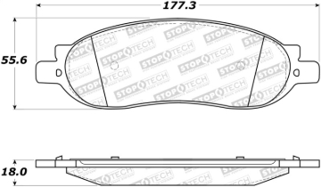 Picture of StopTech Street Brake Pads