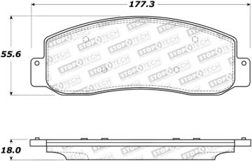 Picture of StopTech Street Brake Pads