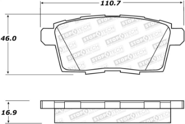 Picture of StopTech Street Brake Pads