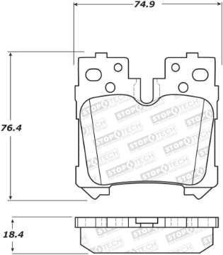 Picture of StopTech Street Brake Pads