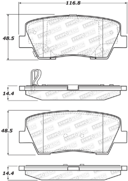 Picture of StopTech Street Brake Pads