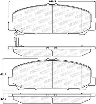 Picture of StopTech Street Brake Pads