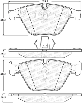 Picture of StopTech Street Brake Pads - Front