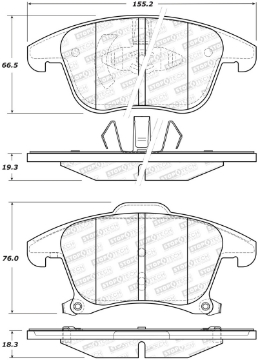 Picture of StopTech Street Brake Pads - Front