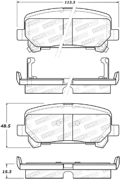 Picture of StopTech Street Brake Pads - Front