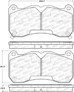 Picture of StopTech Street Brake Pads - Front