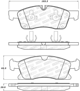 Picture of StopTech Street Brake Pads - Front