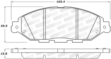 Picture of StopTech Street Brake Pads - Front