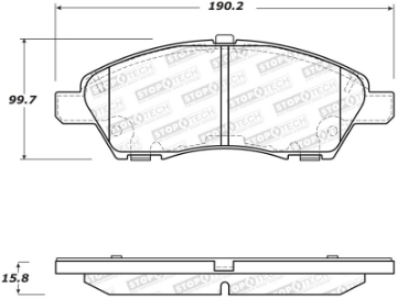 Picture of StopTech Street Brake Pads - Front