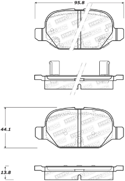 Picture of StopTech Street Brake Pads - Front