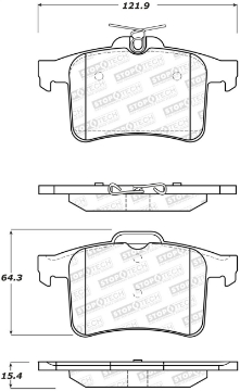 Picture of StopTech Street Brake Pads - Front