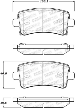 Picture of StopTech Street Brake Pads - Front