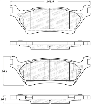 Picture of StopTech Street Brake Pads - Rear