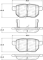 Picture of StopTech Street Brake Pads - Rear