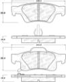 Picture of StopTech Street Brake Pads - Rear