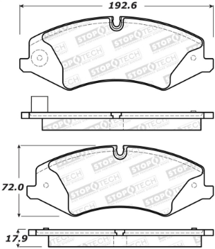 Picture of StopTech Street Brake Pads - Rear