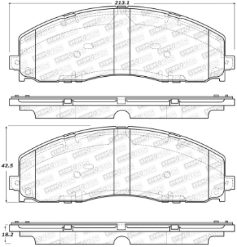 Picture of StopTech Street Brake Pads - Rear