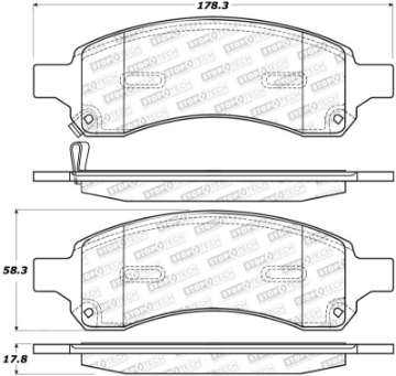 Picture of StopTech Street Brake Pads - Rear